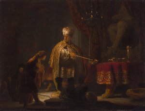 Daniel y Ciro ante el ídolo Bel